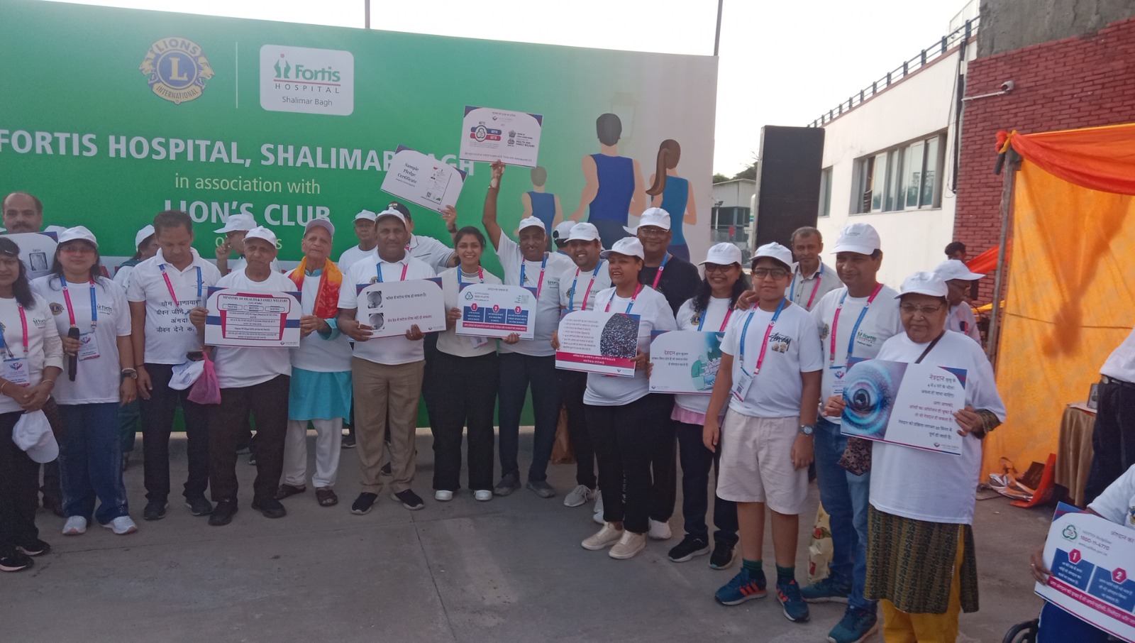 Indian Organ Donation Day Walkathon with Fortis Hospital