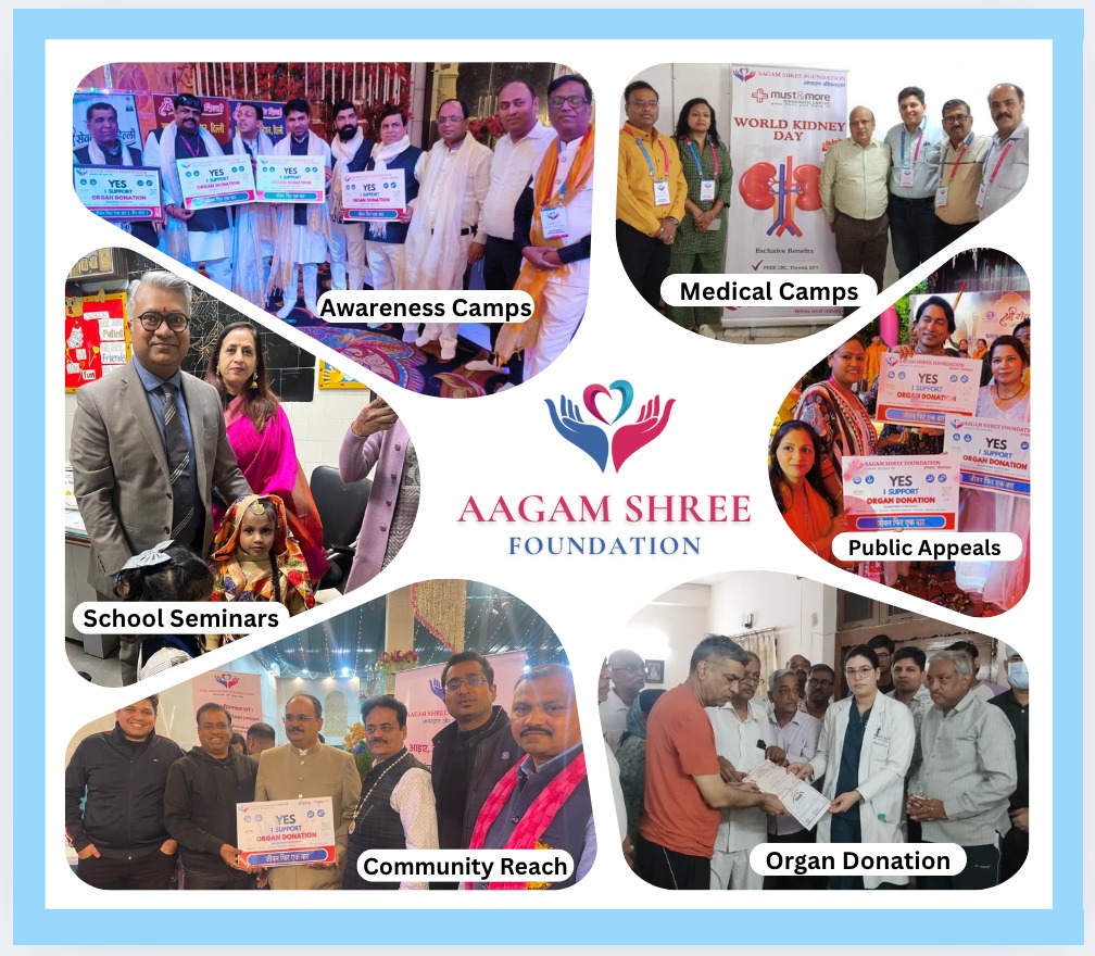 Multi-Platform Organ Donation Awareness Initiatives by Aagam Shree Foundation