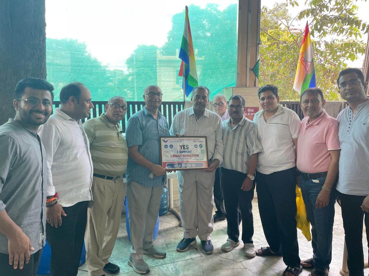 Jain Sthanak, Agra Says YES to Organ Donation