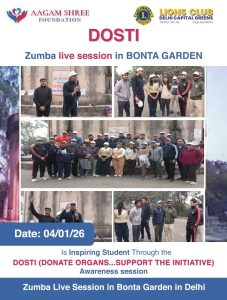 DOSTI – Zumba Live Awareness Session at Bonta Garden, Delhi