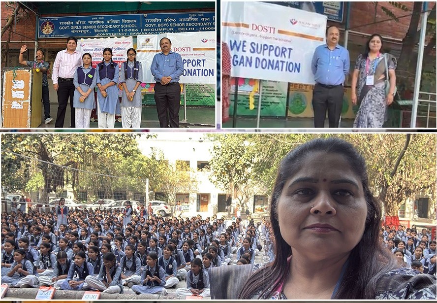 Organ Donation Awareness Workshop at Govt Girls Senior Secondary School Under DOSTI Initiative